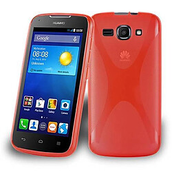 Cadorabo Coque Huawei ASCEND Y520 Etui en Rouge