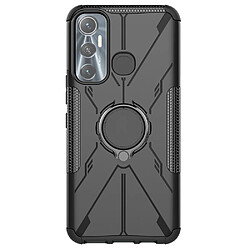 Coque en TPU anti-chocs avec béquille pour votre Infinix Hot 11 - noir