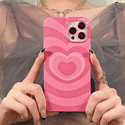 GUPBOO Étui pour iPhone13 Coque souple pour téléphone Sweet Cool Ripple Love Girl