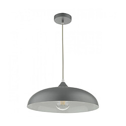 Acheter Luminaire Center Suspension Kaelan 1 ampoule Gris mat