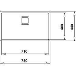 Acheter Teka Evier à encastrer Flexlinéa triple possibilité d'installation, 71x40