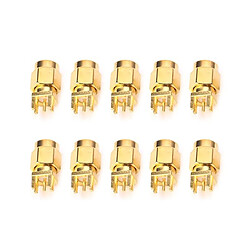 Wewoo 10 PCS 1.6mm SMA femelle Jack PCB Clip Mount RF Connecteurs