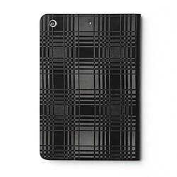 Zenus Avoc Mono Check Diary Etui pour iPad Mini 3/Mini Retina Noir