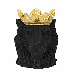 Avis Paris Prix Cache-Pot Design Lion Couronne 39cm Noir