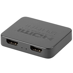 Acheter Multiplicateur de signaux vidéo HDMI à 2xHDMI 1.4b 4K et port d'alimentation Lanberg Micro USB