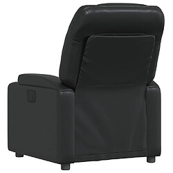 Acheter vidaXL Fauteuil inclinable Noir Similicuir