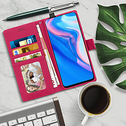 Avis Avizar Housse Huawei P Smart Z Étui Porte carte Support Vidéo rose fuschia