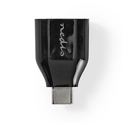 NEDIS Adaptateur USB 3.0 Type-C Mâle - A Femelle Noir