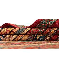 Vidal Tapis de laine 291x202 rouge Torkman