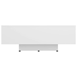 Avis Maison Chic Table basse,Table Console Table d'appoint, Table pour salon Blanc 85x55x31 cm Aggloméré -MN83653