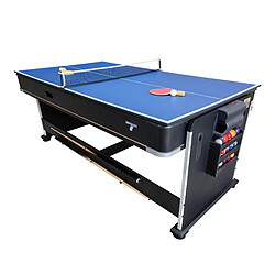 Acheter Cougar All-in-One 4-in-1 Table Multi Jeux en noir | Table de jeu multi-fonctions, Table de billard, Push-Hockey, Ping-Pong | Multigame