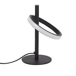 ZMH LED Table Lamp Black Whonzimmer Modern Ring Rotatable Table Lamp