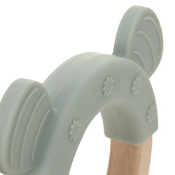 Anneau de dentition en bois et silicone Chat - LASSIG