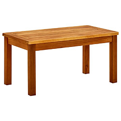 vidaXL Table basse de jardin 70x40x36 cm Bois solide d'acacia