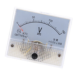 85c1 dc rectangle ampèremètre ampèremètre testeur analogique panneau voltmètre 0-150 v