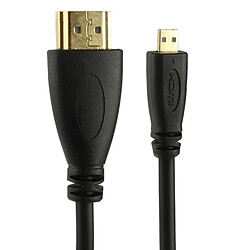 Avis Wewoo Câble or Version 1.4, Micro HDMI mâle plaqué à spiralé HDMI, Support 3D / Ethernet, Longueur: 60cm peut être étendu 2m