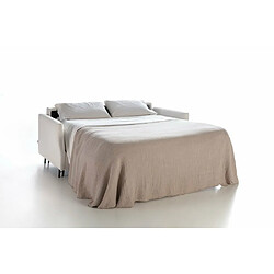 Avis Inside 75 Canapé convertible EXPRESS CHOCOLAT 140 *190 cm dossier souple tissu beige