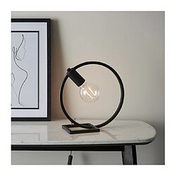 Avis Endon Lampe de table Shape Acier Noir mat 2 ampoules 31,2cm