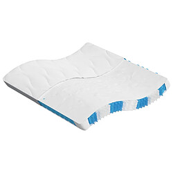 Maison Chic Matelas à ressorts ensachés moyen, Matelas doux 200x200 cm -GKD76031