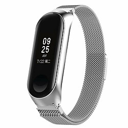 PHONECARE Bracelet Milanese Loop Fermoir Magnétique pour Xiaomi Mi Band 7 - Gris