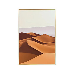 Vente-Unique Photo encadrée DESERTO - 60 x 90 x 2,5 cm - orange