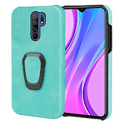 Coque en TPU + PU antichoc avec béquille Matcha vert pour votre Xiaomi Redmi 9/Redmi 9 Prime/Poco M2