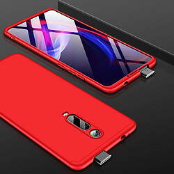 Wewoo Coque Rigide Étui pour PC à couverture complète en trois étapes Xiaomi Redmi K20 rouge