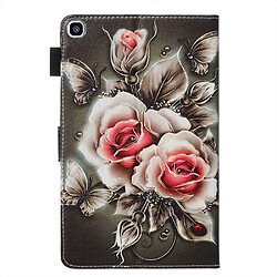 Acheter Etui en PU impression fleur pour votre Samsung Galaxy Tab A 8.0 LTE (2019) SM-T290/SM-T295