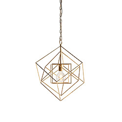 Lumière Suspension Plafonnier Feuille d'Or Antique