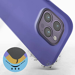 Avis Avizar Coque iPhone 14 Pro Semi-rigide Soft-touch Fine violet