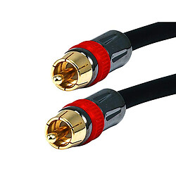 Monoprice High-quality Coaxial Audio/Video Cable | RCA | CL2 Rated | RG6/U | 75ohm | For S/PDIF, Subwoofer | 10 m (35 ft)