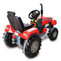 Jamara Ride-on tracteur Power Drag rouge 12V