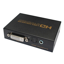 Wewoo Convertisseur HDMI vers DVI + Spdif / Casque HD Video