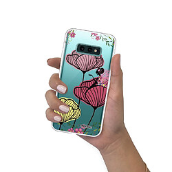 Coque Samsung Galaxy S10e 360 intégrale transparente Coquelicot couleur Ecriture Tendance Design Evetane. pas cher