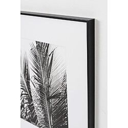 Pegane Ensemble de 2 tableaux imprimés de 2 paysage noir et blanc avec un cadre en bois noir-Longueur 100 x Profondeur 4 x Hauteur 50 cm pas cher