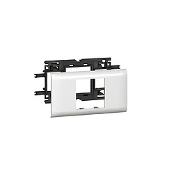 support 2 modules mosaic pour goulotte dlp avec couvercle de 65 mm - legrand 010952