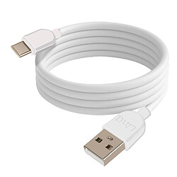 LinQ Câble USB vers USB C Charge 3A Synchronisation données 1m Blanc