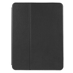 Etui en PU X-LEVEL texture litchi, fonction d'éveil/veille automatique avec porte-stylo noir pour votre iPad Pro 11-pouces (2021)/(2020)/(2018)/Air (2020)