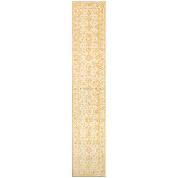 Vidal Tapis de couloir en laine 391x76 beige Kaizar