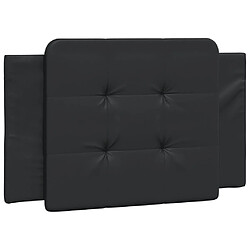 Acheter Vidaxl Lit avec matelas noir 90x200 cm similicuir