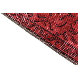 Avis Vidal Tapis de laine 279x170 rouge Ultra Vintage