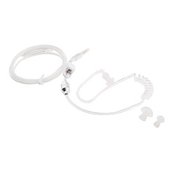 Avis téléphone portable anti-rayonnement mono écouteur stéréo air tube mic 3.5mm blanc