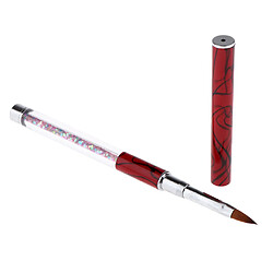 Polygel Liner Art Liner Pinceau Gel UV Acrylique Vernis Peinture Dessin Stylo Rouge