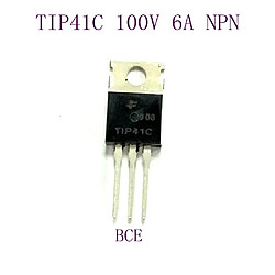 10 Pcs TIP41C Amplificateur De Puissance à Transistor 100V 6A NPN Triode pas cher