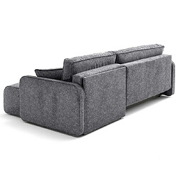 Avis Lisa Design Apolline - canapé d'angle réversible 4 places convertible avec coffres en tissu moucheté