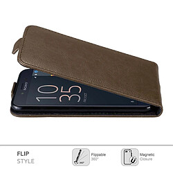 Acheter Cadorabo Coque Sony Xperia X COMPACT Etui en Marron