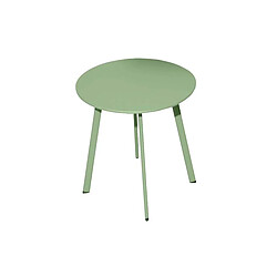 Proloisirs Table basse de jardin en acier Massai 45 cm vert light.