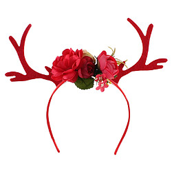 bébé enfant noël bois de cerf costume oreille partie cheveux bandeau rouge pas cher