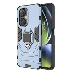 Htdmobiles Coque pour OnePlus Nord CE 3 5G / CE 3 Lite 5G - housse etui rigide anti choc + verre trempe - BLEU FONCE