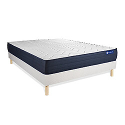 Avis ACTISOM Ensemble matelas ACTIMEMO LIFE 140x200 Mémoire de forme 5zones de confort + sommier KIT blanc